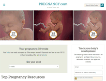 Tablet Screenshot of pregnancy.com